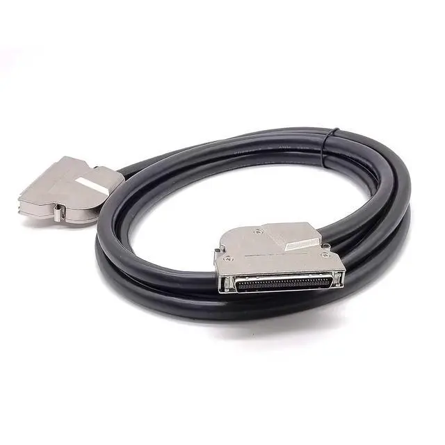 Main image of SCSI HPCN 68 Pin Male to HPCN 68Pin Male Double Right Angle Zinc Alloy Field Assembly Cable 2Meter