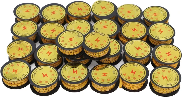 Main image of 26PCS Set Tube Cable Marker EC Letter Number PVC A to Z Marking Coded Cable Marker (1.5m²)
