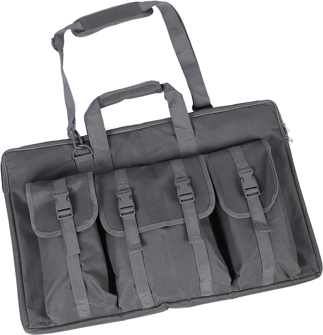 Alt view image 5 of 7 - Satellite Carry Bag, Large Bag, Portable Satellite Travel Bag Canvas for Gen 3 Adapter Cable, Mounting Kit