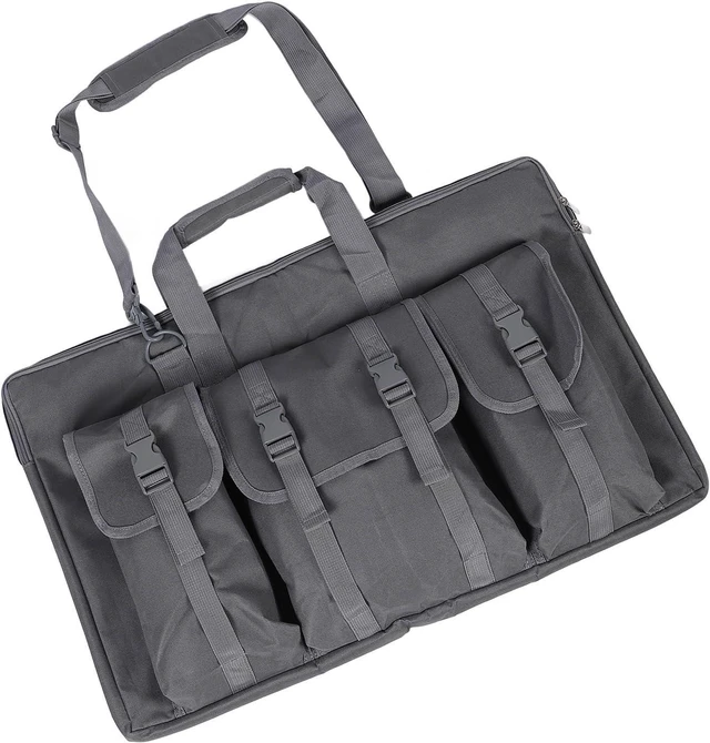 Alt view image 7 of 7 - Satellite Carry Bag, Large Bag, Portable Satellite Travel Bag Canvas for Gen 3 Adapter Cable, Mounting Kit