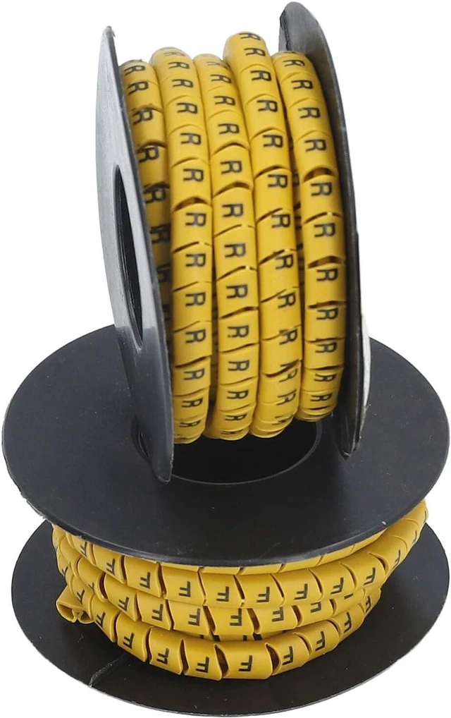 Alt view image 6 of 7 - 26PCS Set Tube Cable Marker EC Letter Number PVC A to Z Marking Coded Cable Marker (1.5m²)
