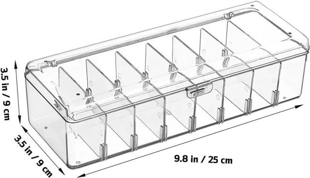 Alt view image 2 of 7 - Cable Organizer Box Plastic Cord Storage with Label Stickers and Ties 2 Pcs for School Season