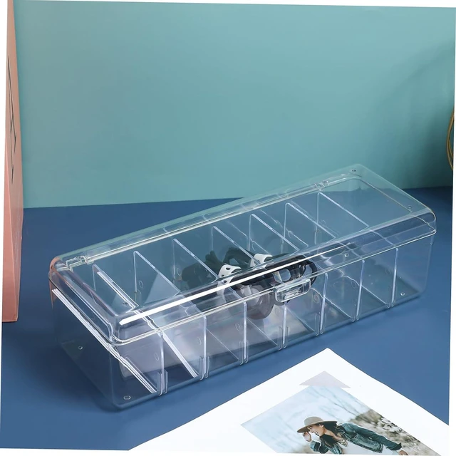 Alt view image 4 of 7 - Cable Organizer Box Plastic Cord Storage with Label Stickers and Ties 2 Pcs for School Season