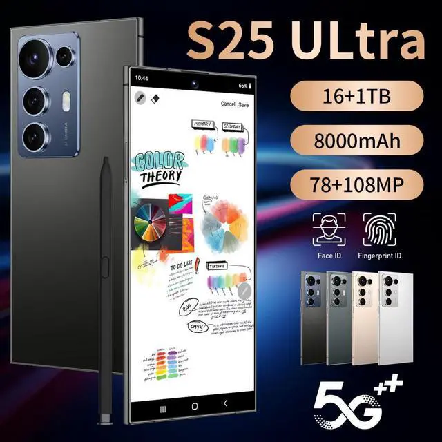 Alt view image 2 of 7 - Smartphone C25 Ultra with Android 3 and 64GB storage, large 7.3-inch screen, sourced from the original manufacturer.
