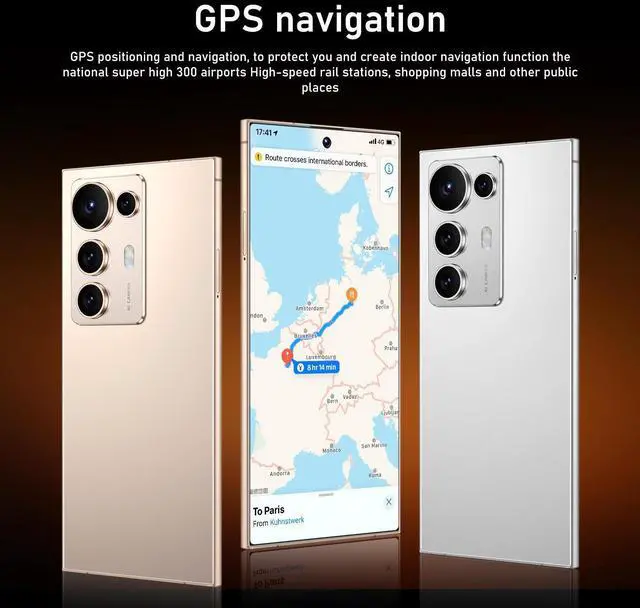 Alt view image 5 of 7 - Smartphone C25 Ultra with Android 3 and 64GB storage, large 7.3-inch screen, sourced from the original manufacturer.