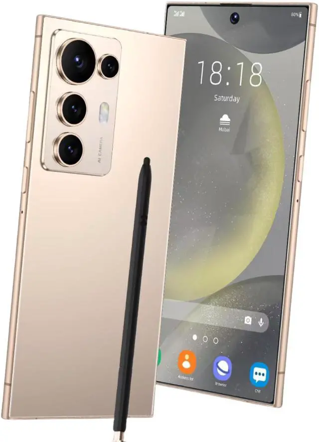Alt view image 7 of 7 - Smartphone C25 Ultra with Android 3 and 64GB storage, large 7.3-inch screen, sourced from the original manufacturer.