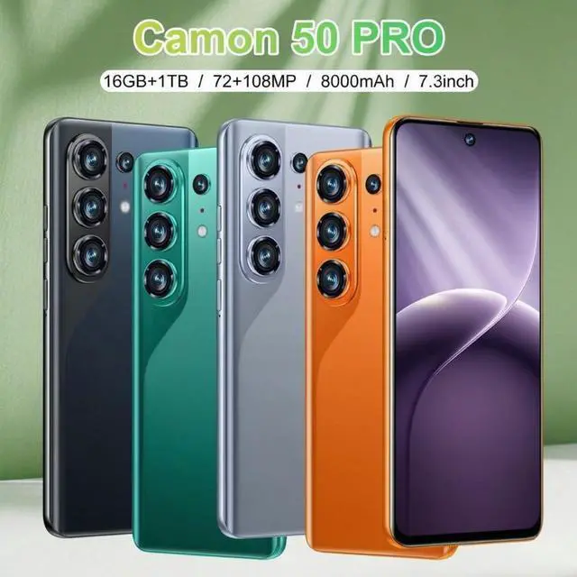 Alt view image 2 of 7 - 2026 Cross-border Smart Phone C50 Pro Large Screen 6.8 inches 3+16GB Android Export Factory Phone