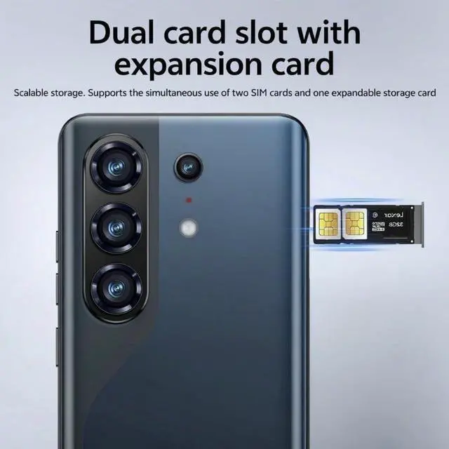 Alt view image 6 of 7 - 2026 Cross-border Smart Phone C50 Pro Large Screen 6.8 inches 3+16GB Android Export Factory Phone