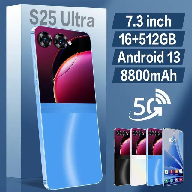 Alt view image 2 of 7 - Cross-border smart phone S25U Android 4+ 64GB all-in-one device with large screen, original manufacturer