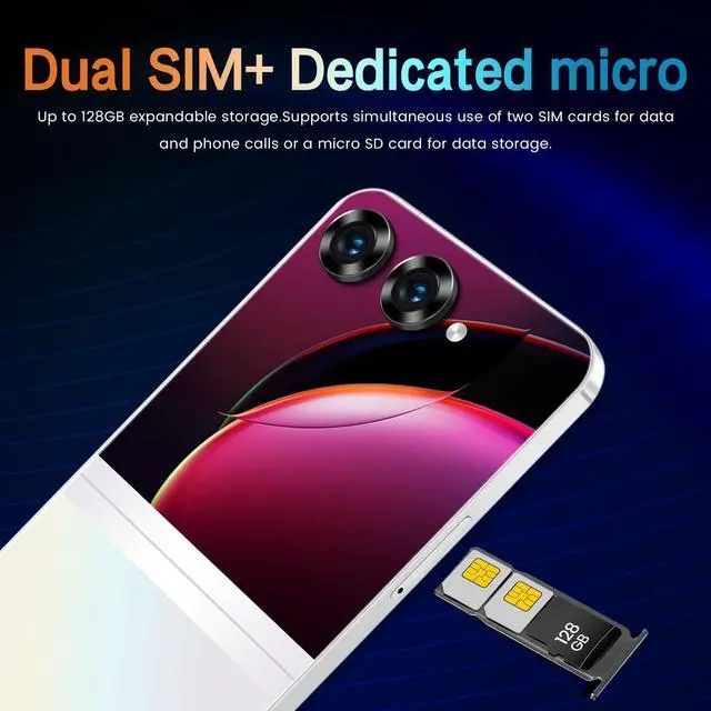 Alt view image 4 of 7 - Cross-border smart phone S25U Android 4+ 64GB all-in-one device with large screen, original manufacturer