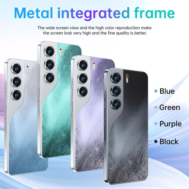 Alt view image 4 of 7 - Cross-border C40 Pro Android 3+32GB smart phone with a 6.6-inch large screen, sourced from the manufacturer.