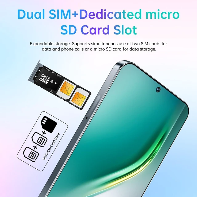 Alt view image 7 of 7 - Cross-border C40 Pro Android 3+32GB smart phone with a 6.6-inch large screen, sourced from the manufacturer.