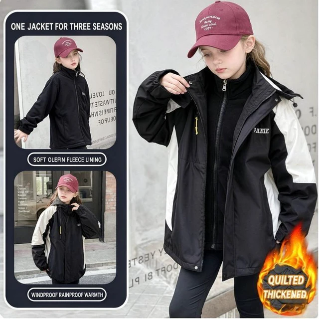 Main image of New style autumn children's all-in-one detachable jacket windbreaker coat
