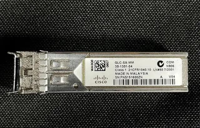Main image of Cisco GLC-SX-MM - 1000BASE-SX 550m MMF 850nm SFP (100% Compatible)