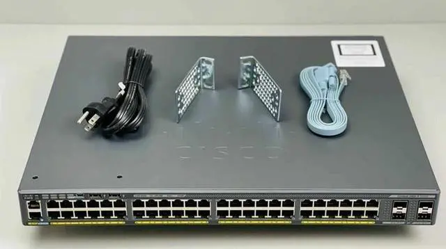 Main image of WS-C2960X-48FPS-L 48 Port PoE+ 2960X Gigabit Switch (Renewed)
