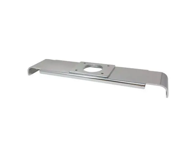 Alt view image 2 of 4 - Fishmaster Outrigger Mounting Bracket Pack (Pair) - Polished and Anodized Aluminum, 21" Length Backing Plate