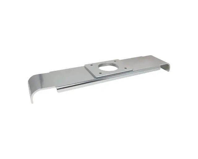 Alt view image 3 of 4 - Fishmaster Outrigger Mounting Bracket Pack (Pair) - Polished and Anodized Aluminum, 21" Length Backing Plate