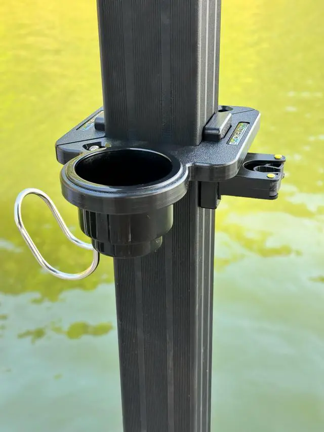 Alt view image 5 of 7 - Ultimate Wash Station No Drill Easy Install Dockside Cleaning Station for Boats UV-Resistant, Marine-Grade, Weatherproof Made in USA- Fits a 4" Square Post