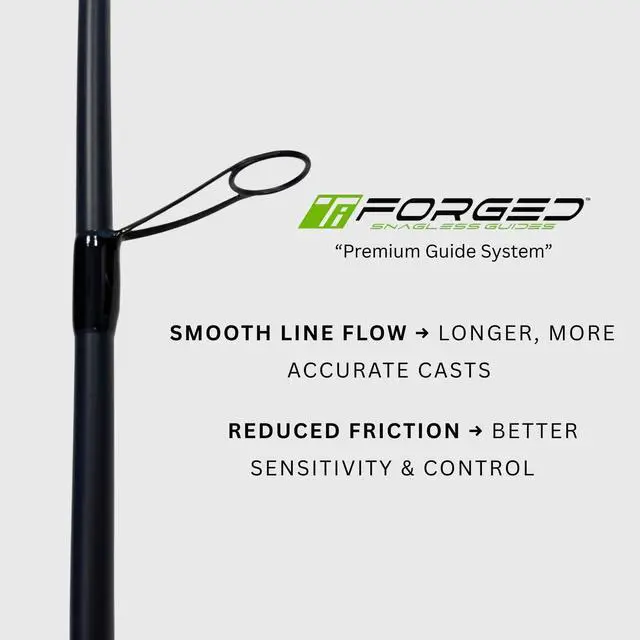 Alt view image 4 of 7 - Fitzgerald Vursa Series Spinning Rod VS610MHS 6'10" Medium Heavy Fast Fishing Rod for Texas Rig, Senko, Fluke & Topwater, Lightweight Sensitive Bass Rod