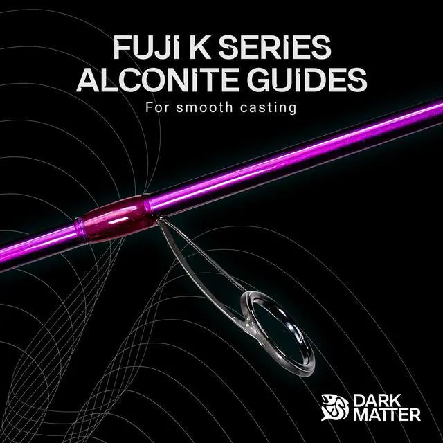 Alt view image 3 of 6 - Psychedelic Inshore Spinning Rods - Medium Spinning Rod Saltwater, Fast Action 7 Foot Fishing Rod Saltwater, Deep Sea Fishing Rods Baitcaster with Fuji K Series Alconite Guides
