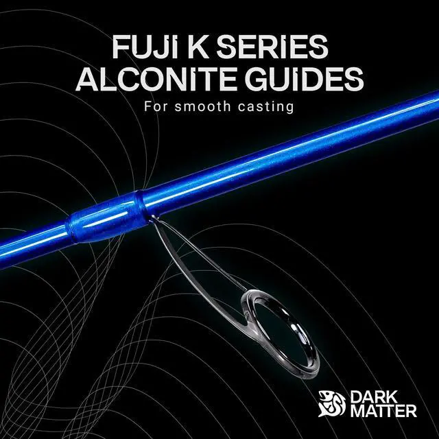 Alt view image 3 of 6 - Psychedelic Inshore Spinning Rods - Medium Spinning Rod Saltwater, Fast Action 7 Foot Fishing Rod Saltwater, Deep Sea Fishing Rods Baitcaster with Fuji K Series Alconite Guides