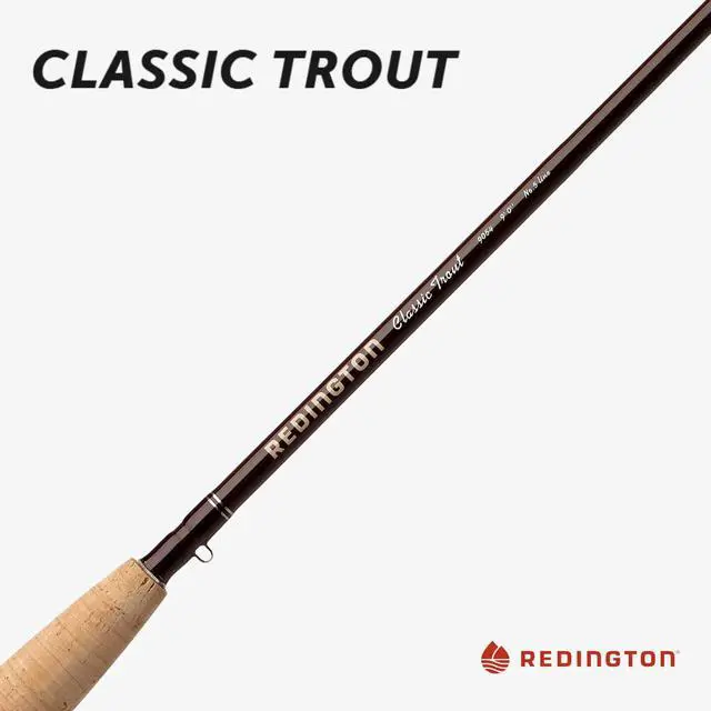 Alt view image 2 of 7 - Classic Trout Freshwater Fly Fishing Rod - Moderate Action 4-Piece Fly Rod - Case Included