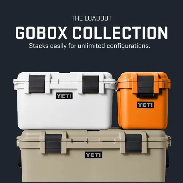 Alt view image 4 of 7 - LoadOut 30 GoBox Divided Waterproof Cargo Case, Dry Box, Camera Case, Fishing Tackle Box, King Crab