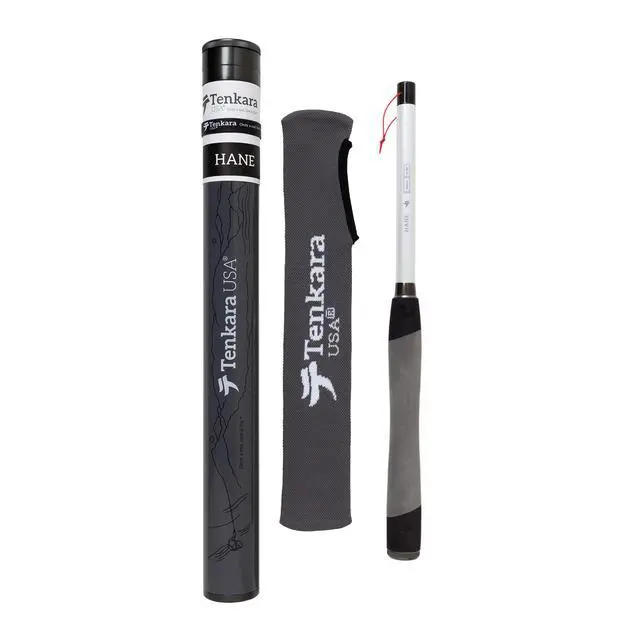 Alt view image 7 of 7 - Fly Fishing HANE Rod with Case, Super Compact All-Around for Small & Medium Fish - Ultra-Portable, Carbon Fiber, Lightweight (10ft10in - 330cm)