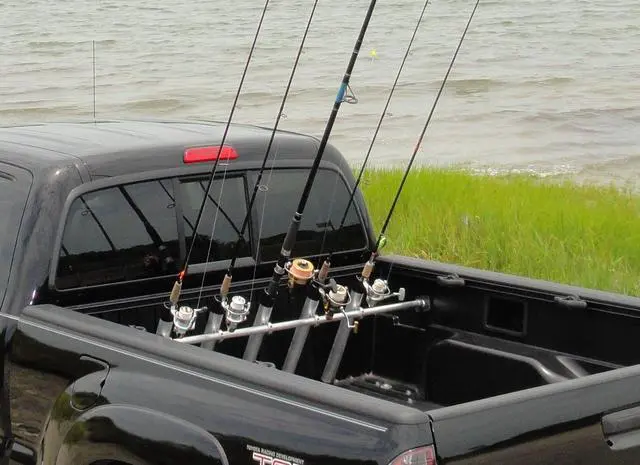 Alt view image 2 of 5 - Inshore Rod Holder for Truck Bed (5 Rod Holder)