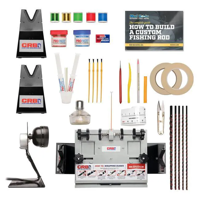 Alt view image 2 of 2 - Custom Rod Building Starter Supply Kit FSB-2 - Complete Tool & Supply Kit for DIY Fishing Rod Building & Repairs