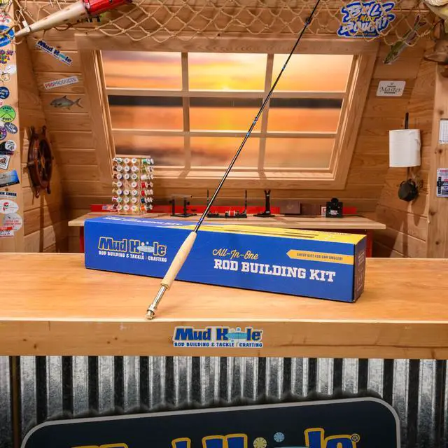 Alt view image 7 of 7 - All-in-One Fishing Rod Building Kit with Tools, Components, and Supplies