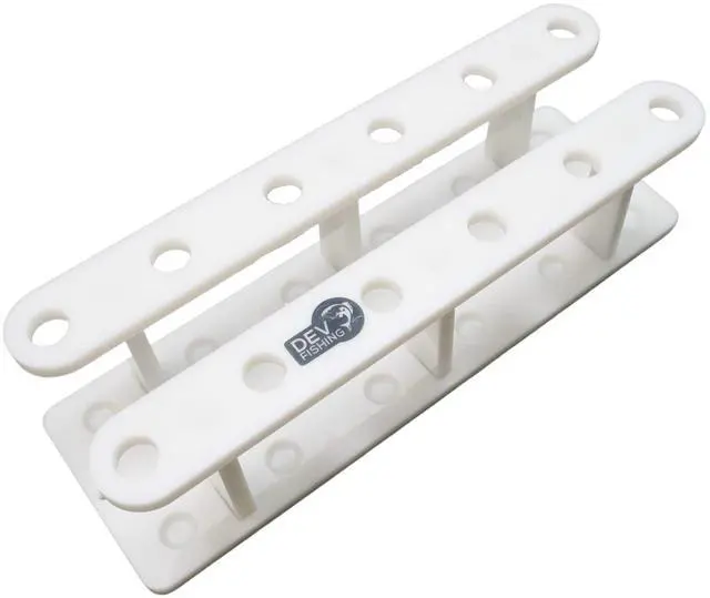 Main image of 12 Pole Marine Board Fishing Rod Organizer Holder Rack for Garage Outdoor Heavy Duty Boat Dock Storage