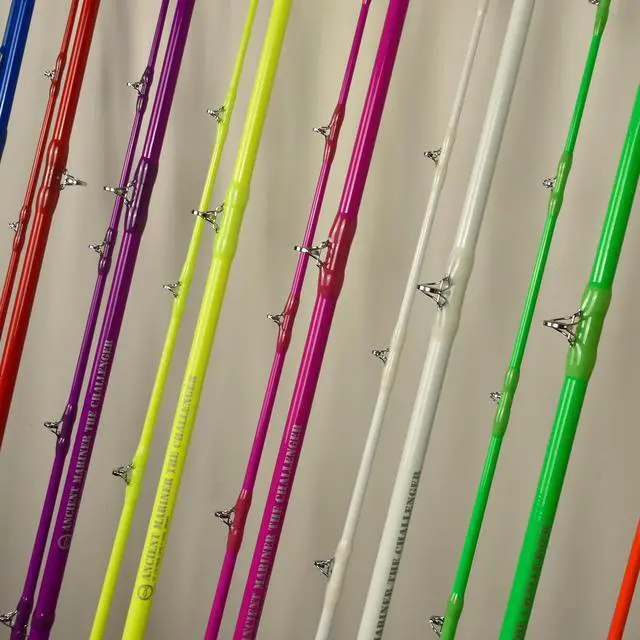 Alt view image 5 of 7 - Catfish Fishing Rods 10' Two-Piece Glow in The Dark The Challenger Casting Rod, Heavy