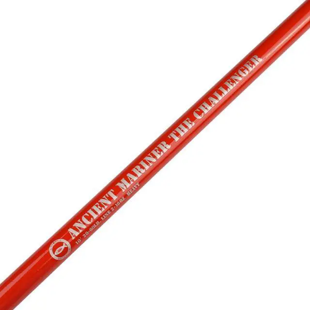 Alt view image 2 of 7 - Catfish Fishing Rods 10' Two-Piece Glow in The Dark The Challenger Casting Rod, Heavy