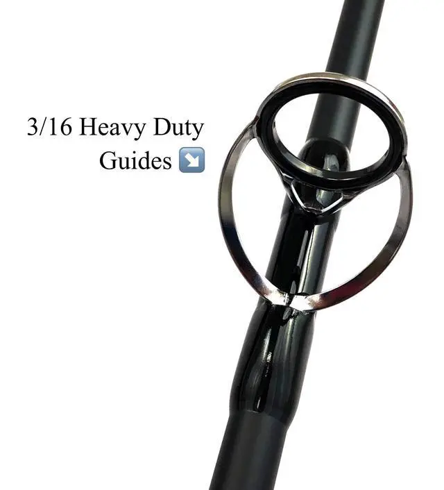 Alt view image 5 of 7 - Fitzgerald Stunner HD Saltwater Offshore Spinning Rod Series Heavy Duty Fishing