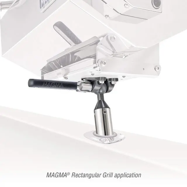 Alt view image 4 of 7 - T10-355 LeveLock Rod Holder Boat Grill Mount, Stainless Steel