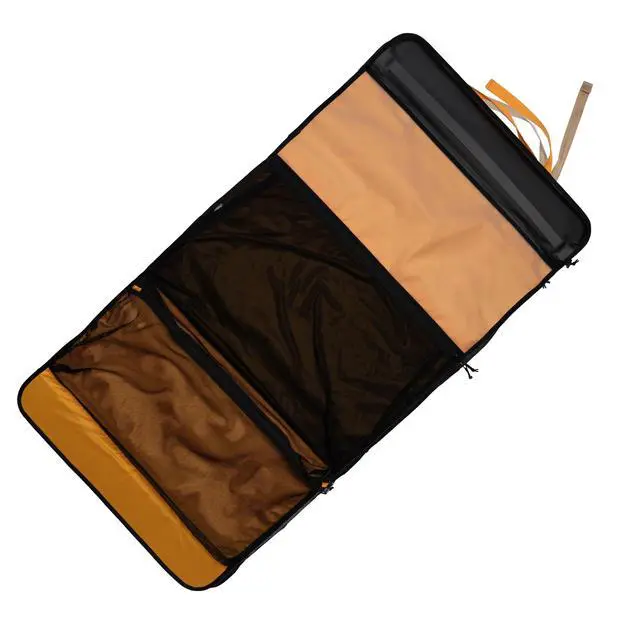 Alt view image 3 of 7 - Fly Fishing Wader & Boot Bag Gear-Roll Wader Bag with Changing Mat, Waterproof Pocket, Rod & Net Storage Fly Fishing Gear Organizer Gray Cadmium