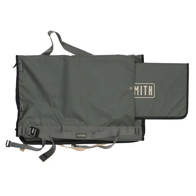 Alt view image 4 of 7 - Fly Fishing Wader & Boot Bag Gear-Roll Wader Bag with Changing Mat, Waterproof Pocket, Rod & Net Storage Fly Fishing Gear Organizer Shadow Kelp