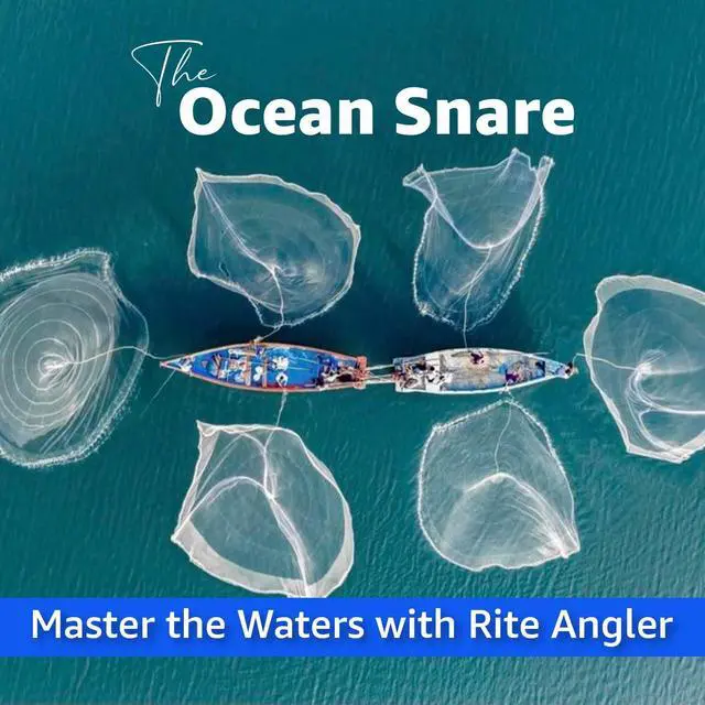 Alt view image 6 of 7 - Premium Saltwater Cast Net - Heavy Duty Fishing Net with Sinkers - Durable & Long-Lasting