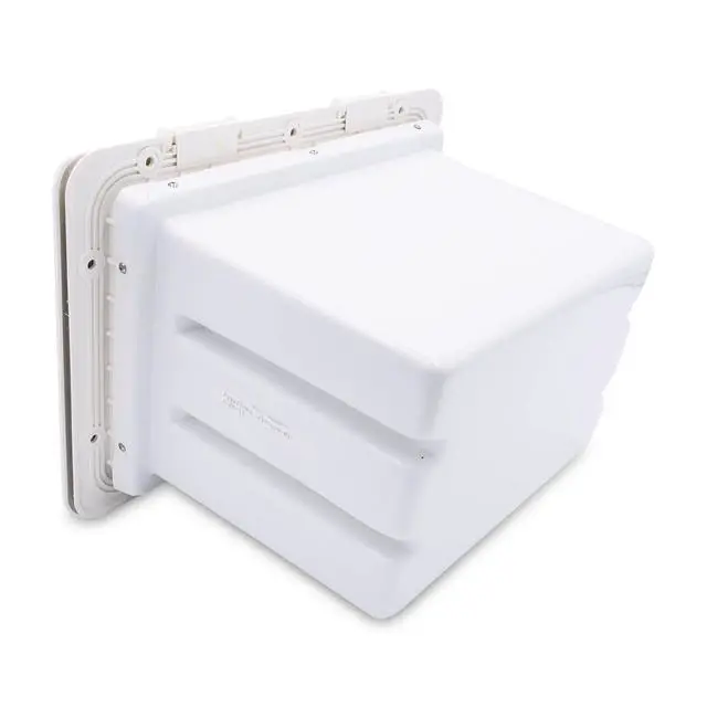 Alt view image 6 of 6 - Sure-Seal Tackle Box Boat Access Hatch - Deck Compartment Includes 3 Plano Lure Trays - Dual Seals Offer Watertight Fit - 11" x 15", Polar White