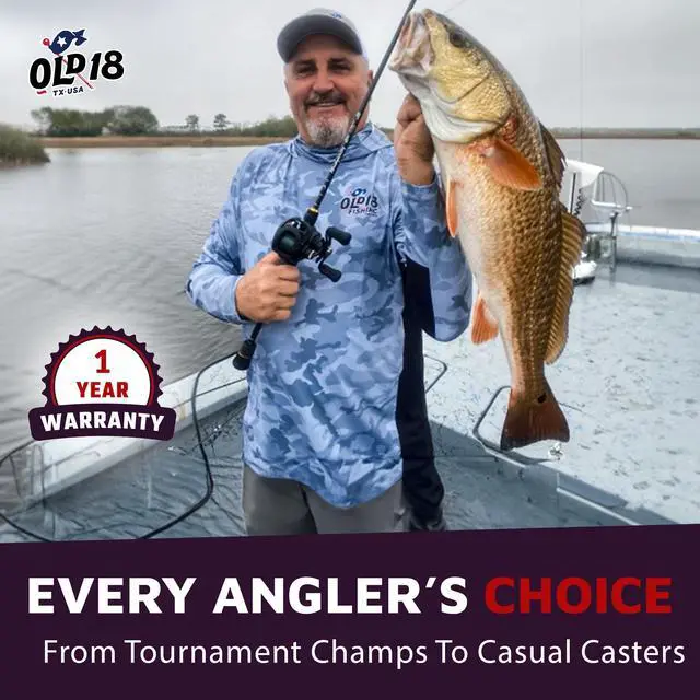 Alt view image 4 of 7 - Kinetic Rod - 30-Ton Carbon, Enhanced Sensitivity for Precision Strikes, Coated Stainless Guides, Ideal for Freshwater and Inshore Species - Split Grip for Comfort