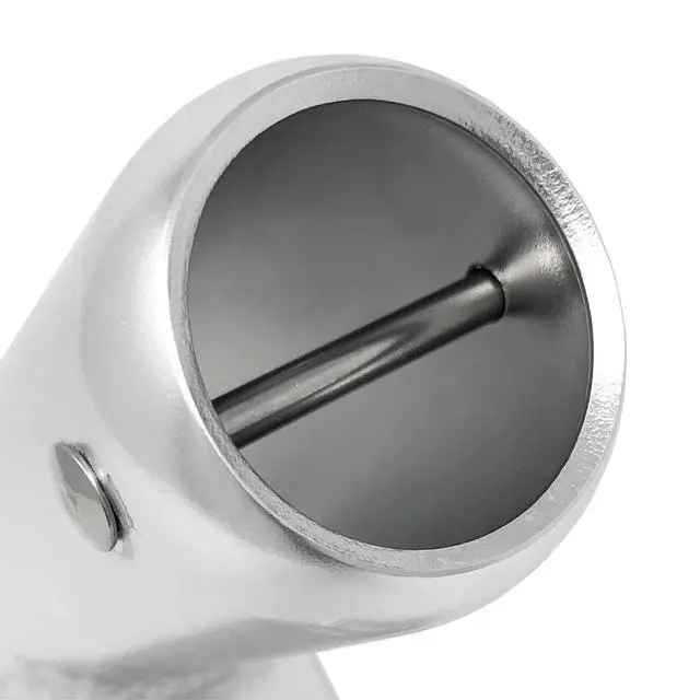 Alt view image 6 of 7 - Fishmaster Adjustable T-Top Rod Holder - Marine Grade Aluminum, Rail Mount, Universal Fit - Black/White/Silver