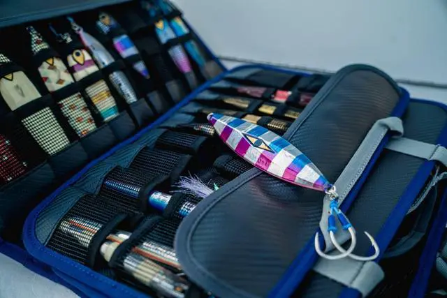 Alt view image 6 of 7 - Jig Bag, Water-Resistant 500-Denier Tarpaulin, Velcro Strap Closure, Practical Outer Mesh Pocket