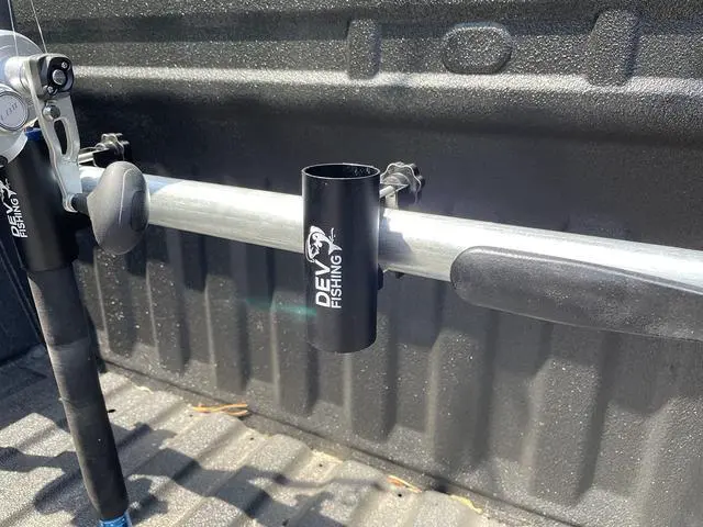 Alt view image 6 of 7 - Dev Fishing RB 100 Truck Bed Aluminum Adjustable Rod Rack Pole Holder x4