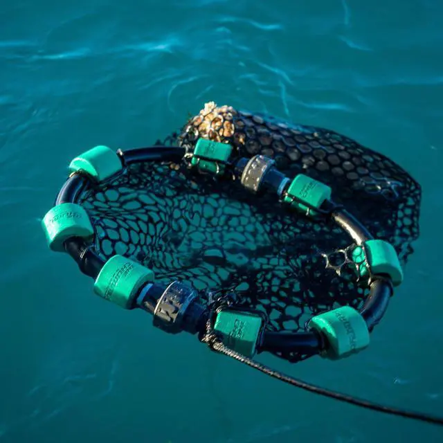 Alt view image 5 of 7 - The ChummyHoop Mini - Collapsible Rubber Chum Bag - 7 LBS