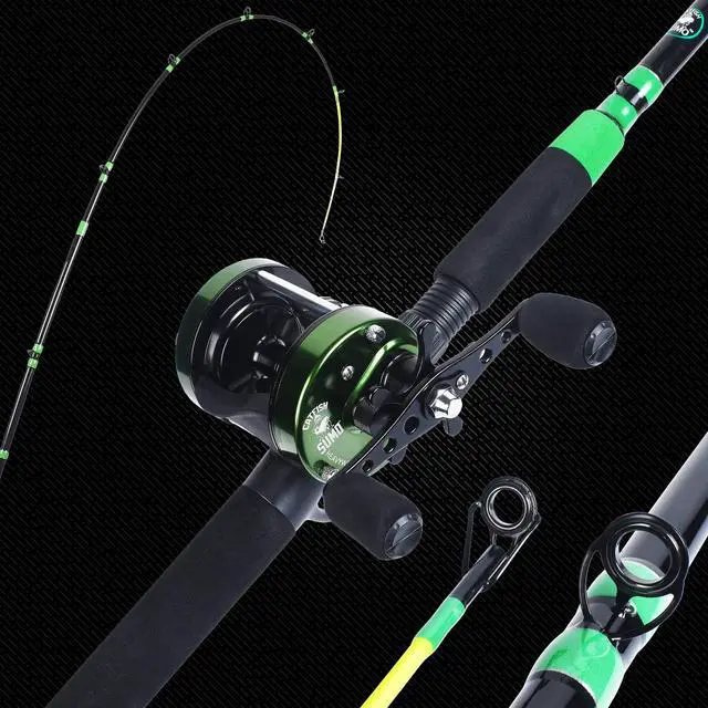 Alt view image 4 of 4 - Championship Catfish Rod: 2 Piece, Medium Heavy Chop Stick, Sensitive Tip for Detecting Bites, Heavy Backbone for Hauling in Ugly Monsters, 10-50lb Line, 7'6"
