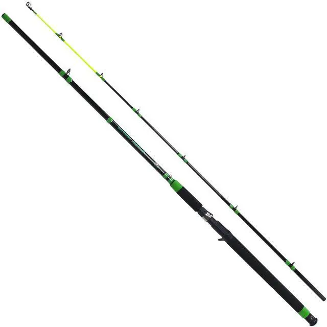 Main image of Championship Catfish Rod: 2 Piece, Medium Heavy Chop Stick, Sensitive Tip for Detecting Bites, Heavy Backbone for Hauling in Ugly Monsters, 10-50lb Line, 7'6"