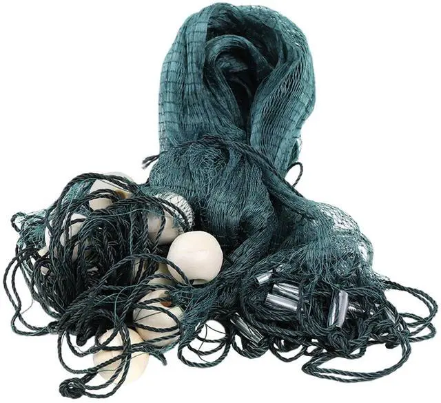 Main image of 6.5 x 33ft / 10 x 65ft Fishing Drag Fish Net, Large Gill Fishing Net, Hand Made Nylon Beach Seine Nets, High Density Mesh Fishing Equipment Beach Drag for Fishing at Ponds, Creeks, Rivers, Sea, Lake