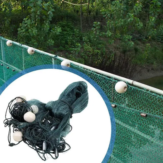 Alt view image 5 of 7 - 6.5 x 33ft / 10 x 65ft Fishing Drag Fish Net, Large Gill Fishing Net, Hand Made Nylon Beach Seine Nets, High Density Mesh Fishing Equipment Beach Drag for Fishing at Ponds, Creeks, Rivers, Sea, Lake