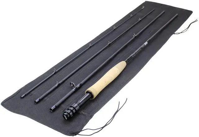 Main image of Fly Fishing AX Series Fly Rod | IM8 Graphite Blank | 3/4/5/6/7/8/9/10/12 wt Rods | 56/7/8/9/10/11 ft | Lightweight Pole Medium Fast Action